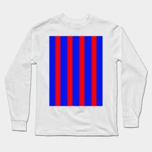 Crystal Palace 1998 Blue and Red Stripes Long Sleeve T-Shirt